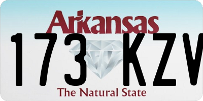 AR license plate 173KZV