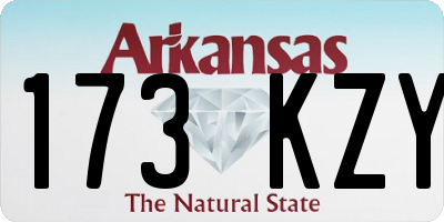 AR license plate 173KZY