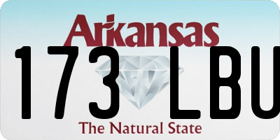 AR license plate 173LBU