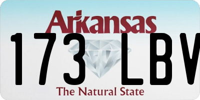 AR license plate 173LBV