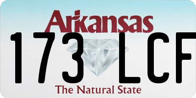 AR license plate 173LCF