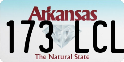 AR license plate 173LCL