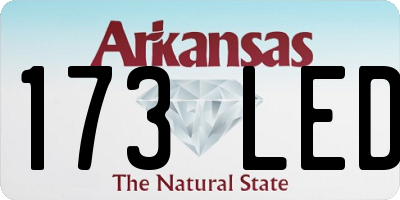AR license plate 173LED
