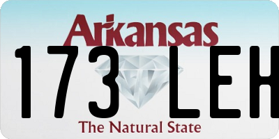 AR license plate 173LEH