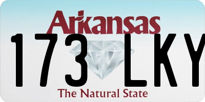 AR license plate 173LKY