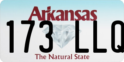 AR license plate 173LLQ
