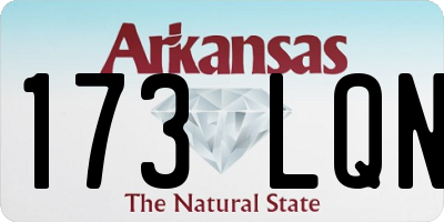AR license plate 173LQN