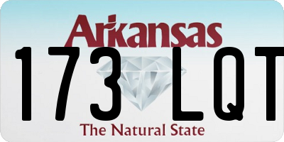 AR license plate 173LQT