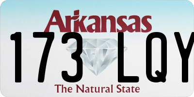 AR license plate 173LQY