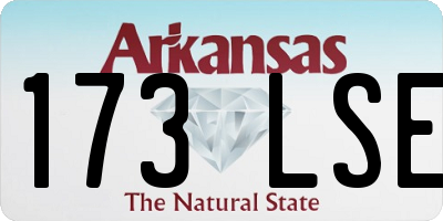 AR license plate 173LSE