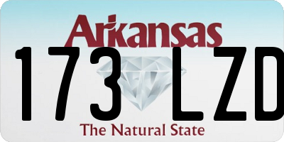 AR license plate 173LZD