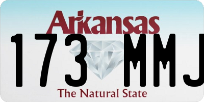 AR license plate 173MMJ