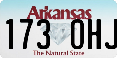 AR license plate 173OHJ