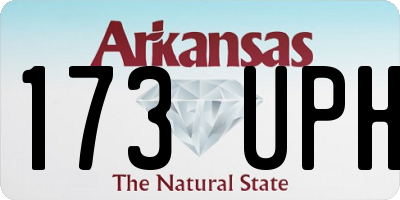 AR license plate 173UPH