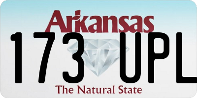 AR license plate 173UPL