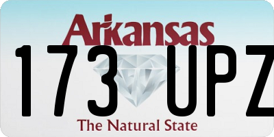 AR license plate 173UPZ