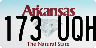 AR license plate 173UQH