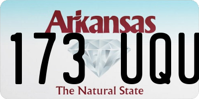 AR license plate 173UQU