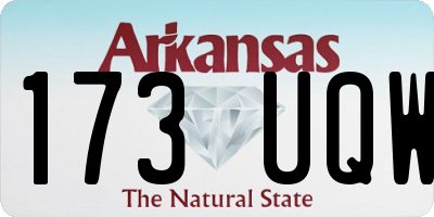 AR license plate 173UQW