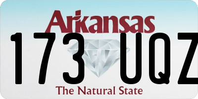 AR license plate 173UQZ