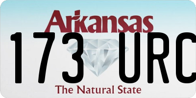 AR license plate 173URC