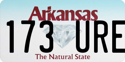 AR license plate 173URE