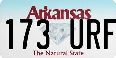 AR license plate 173URF