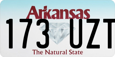AR license plate 173UZT