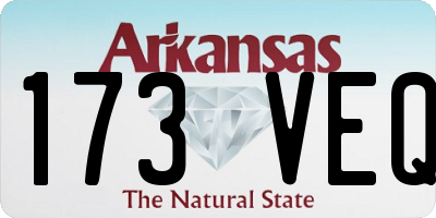 AR license plate 173VEQ