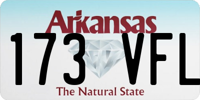 AR license plate 173VFL