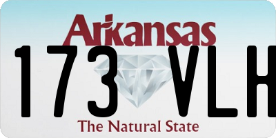AR license plate 173VLH