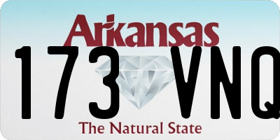 AR license plate 173VNQ
