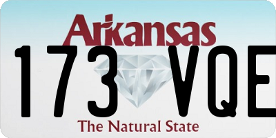 AR license plate 173VQE