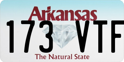 AR license plate 173VTF