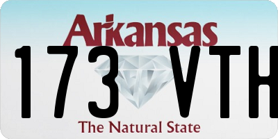 AR license plate 173VTH