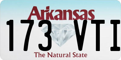 AR license plate 173VTI