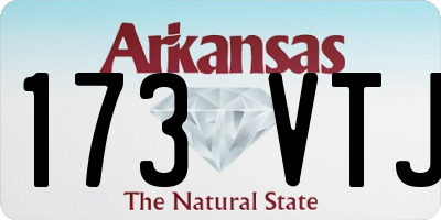 AR license plate 173VTJ