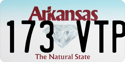 AR license plate 173VTP