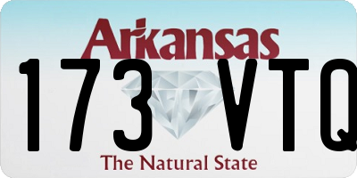 AR license plate 173VTQ