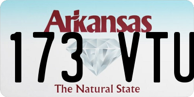 AR license plate 173VTU