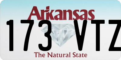 AR license plate 173VTZ