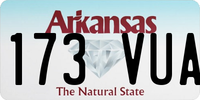 AR license plate 173VUA