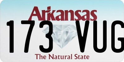 AR license plate 173VUG