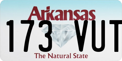 AR license plate 173VUT