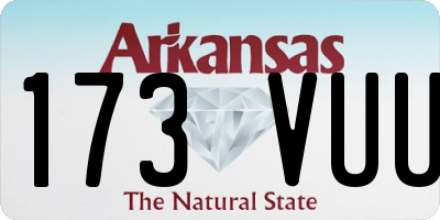 AR license plate 173VUU