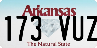 AR license plate 173VUZ