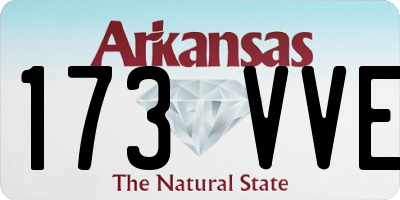 AR license plate 173VVE