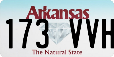 AR license plate 173VVH