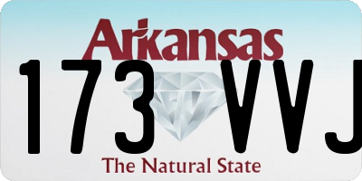 AR license plate 173VVJ
