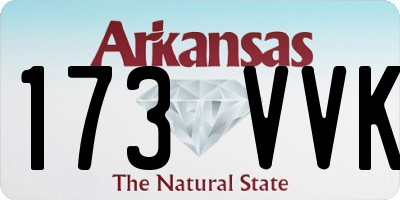 AR license plate 173VVK